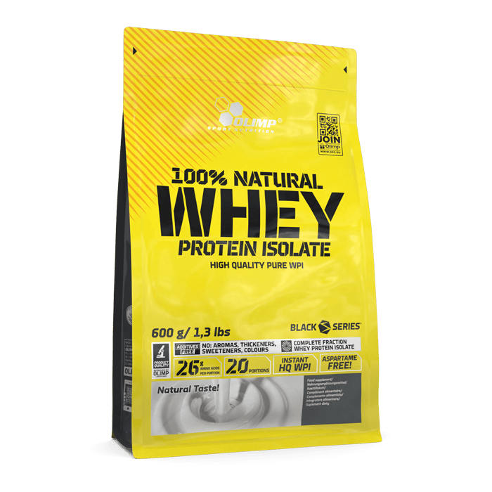 100% NATURAL WHEY PROTEIN ISOLATE - 600 g