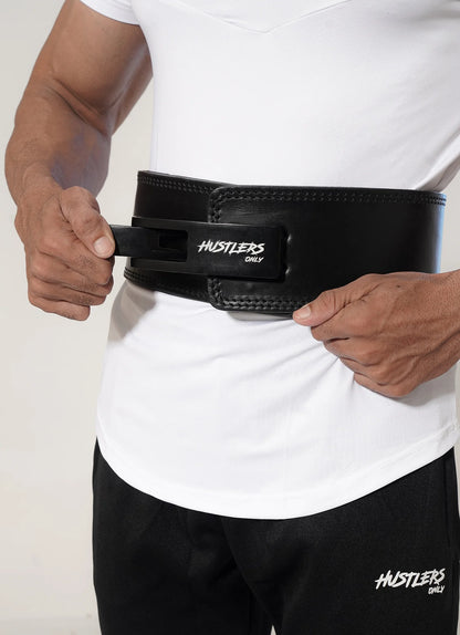 10mm Premium Weightlifting lever Belt-Black