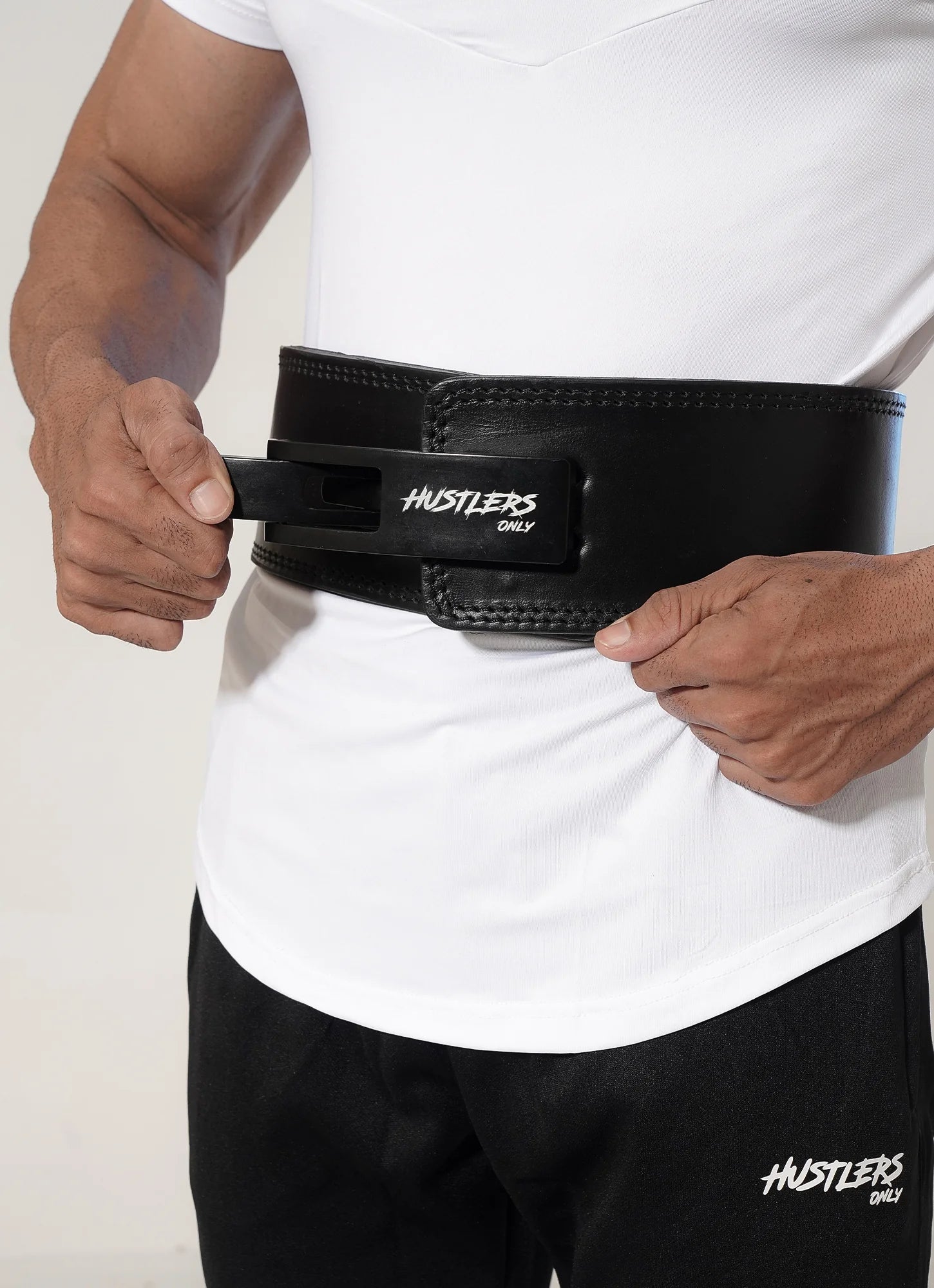 10mm Premium Weightlifting lever Belt-Black