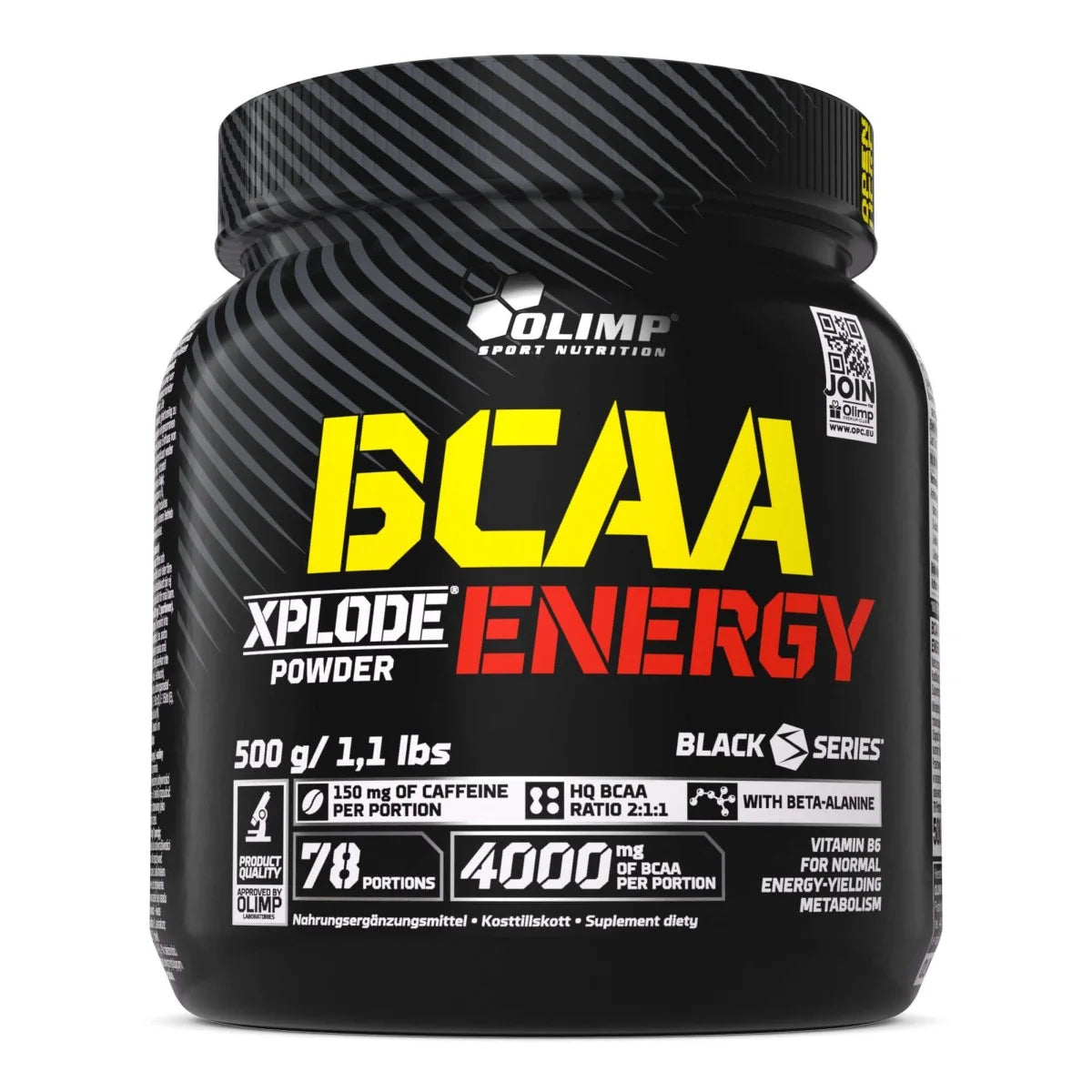 BCAA Xplode Powder® Energy – 500 g
