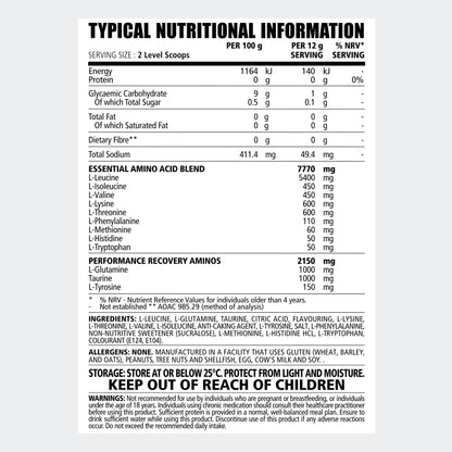 BCAA EAA 12:1:1 600G BULK PACK