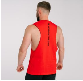 Men sleeveless Althetics Red