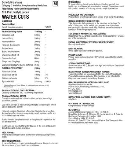 WATER CUTS