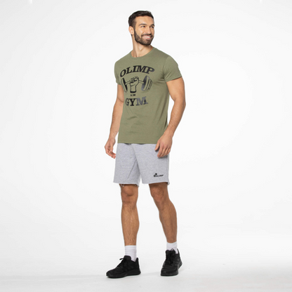 Men T-shirt khaki
