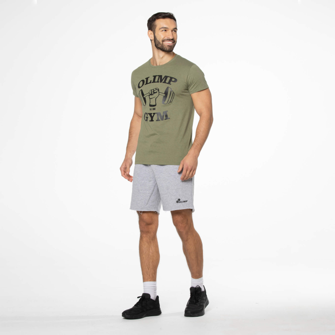 Men T-shirt khaki