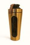 Stainless steel shaker with glass (700ml)