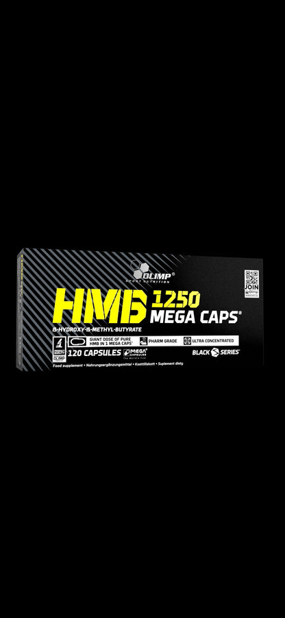 HMB 1250 Mega Caps® – 120 Capsules