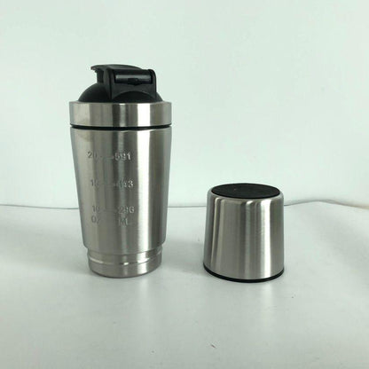 Stainless Steel Protein Shaker Bottle with Storage – 591 ml / 20 oz