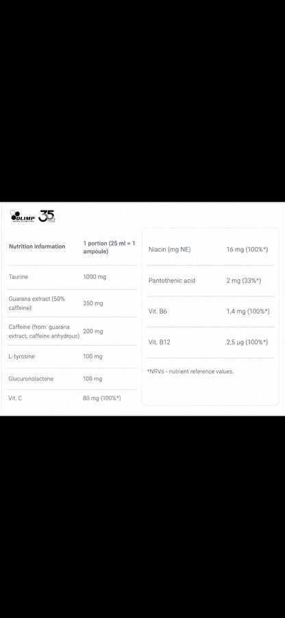 Extreme Speed® Shot – 25 ml x9