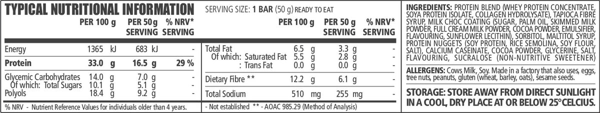 Diet Pro Bars 16 x 50g bars
